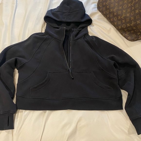 lululemon athletica Tops - Lululemon Perfectly Oversized Scuba 1/2 Zip